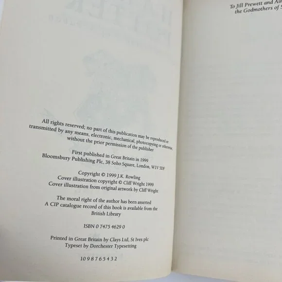 Lot of 5 Harry Potter Bloomsbury UK Book Stone Chamber Prisoner Goblet Hallows - Picture 14 of 16